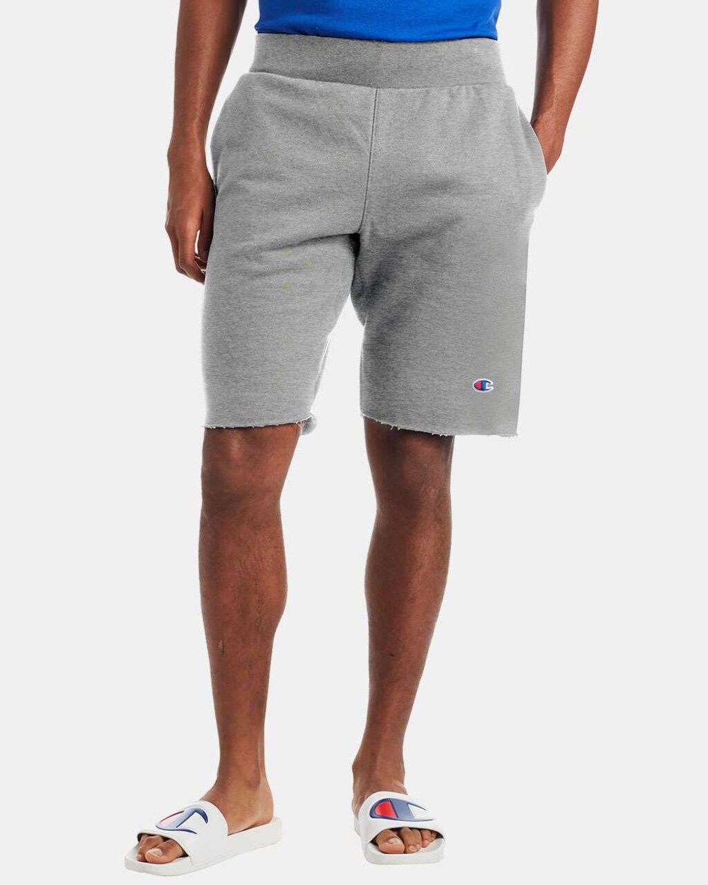 Man&#x27;s Shorts, Reverse Weave Fleece Shorts, Knee-Length Shorts For Men, C Logo, 10 | Stay Trendy and Comfortable with Reverse Weave Shorts &#x2013; Your New Favorites | RADYAN
